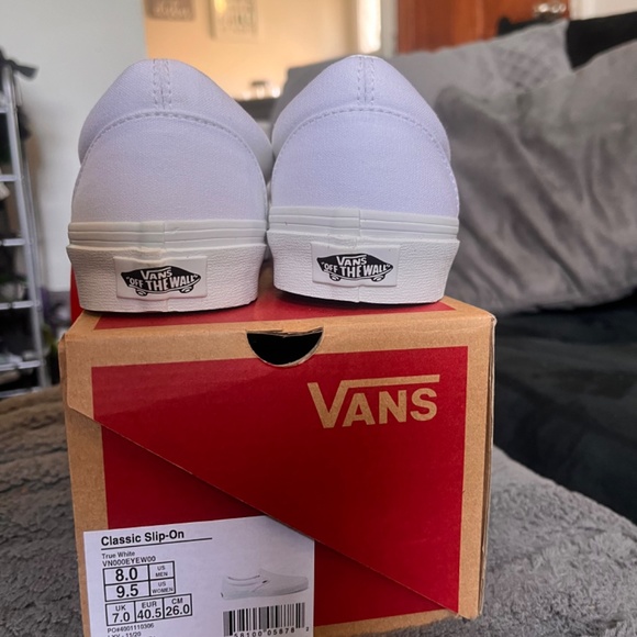 White slip on vans - Picture 2 of 3